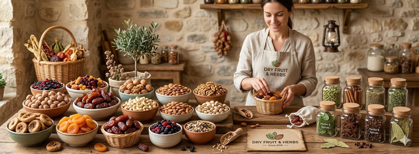 Premium dry fruits and medicinal herbs at DryFruitNHerbs