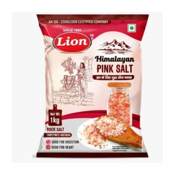 Taj Biotech-  Lion Himalayan Pink Salt  Powder 1Kg