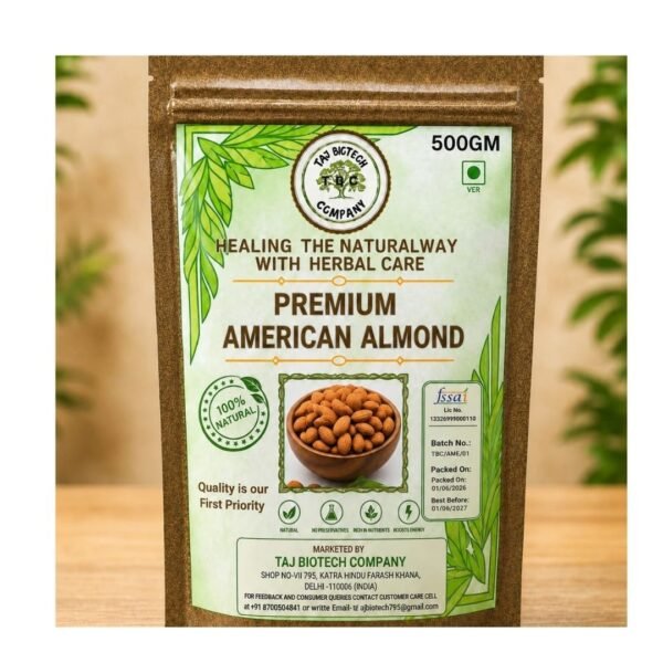 Taj Biotech-American Almonds (Badam) 1Kg
